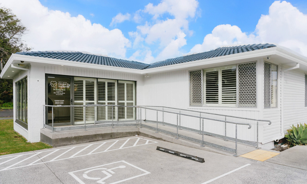 Front Entrance with Accessibility Ramp